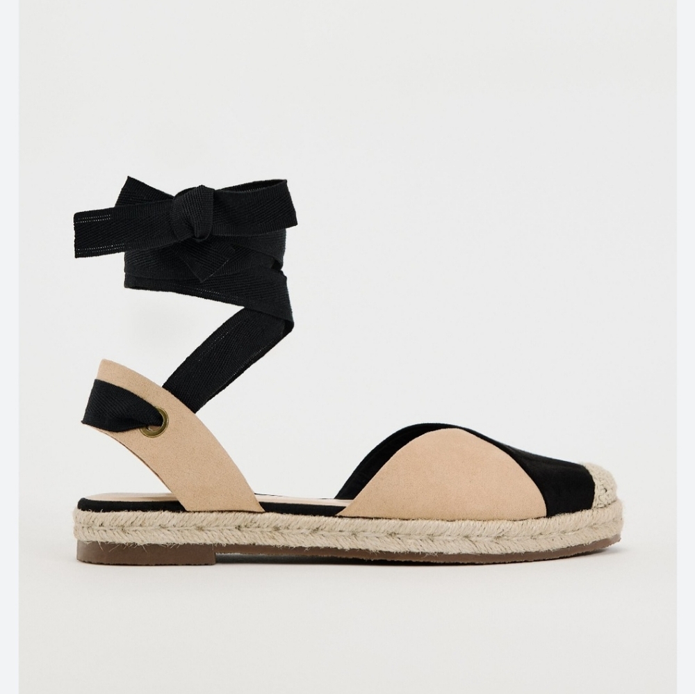 Zara Combination Tie Espadrilles